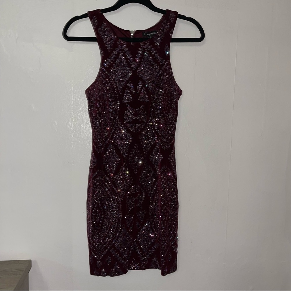 Speechless Sparkly Cocktail Dress